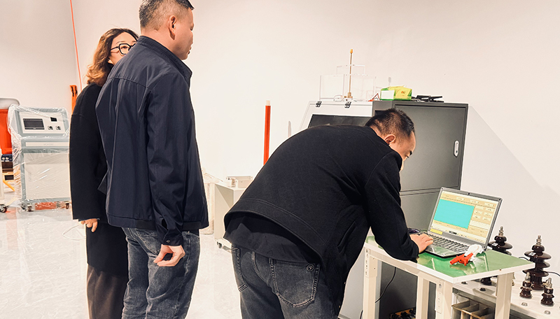 “聚焦绝缘材料品质：客户到访武汉雷科电力开展击穿电压测试交流
