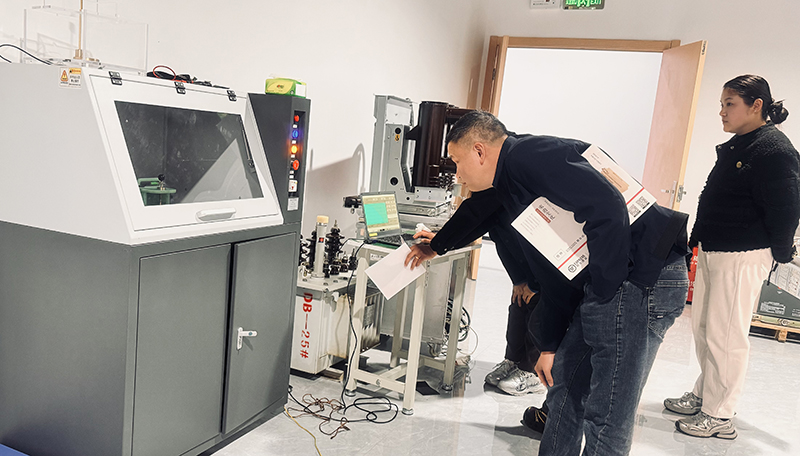 聚焦绝缘材料品质:客户到访武汉雷科电力开展击穿电压测试交流